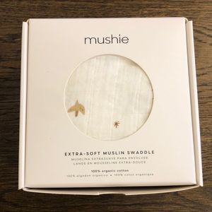 Mushie organic cotton swaddle